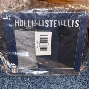 Men’s first edition HOLLISTER briefs, size Large